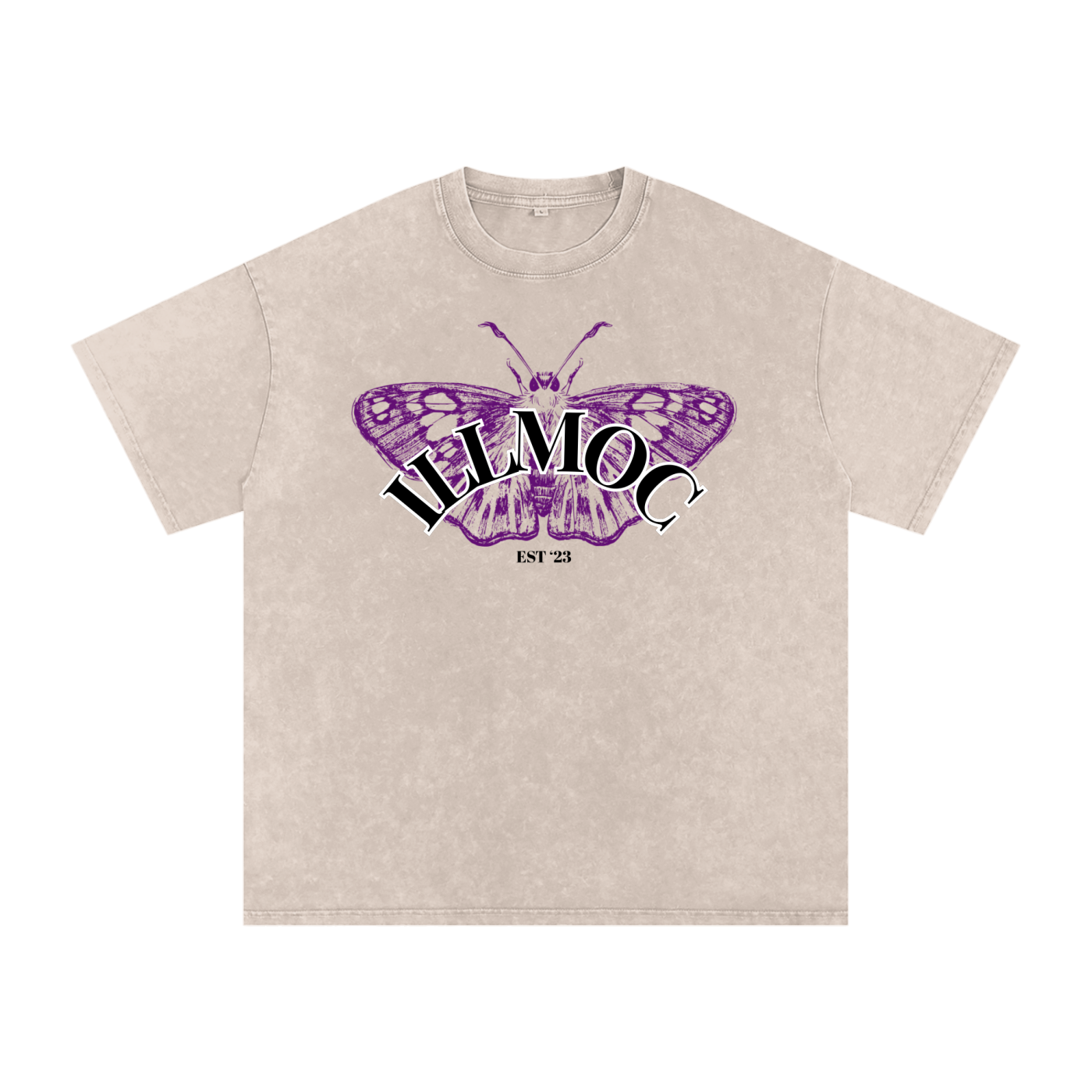 Butterfly Snow Washed Tee