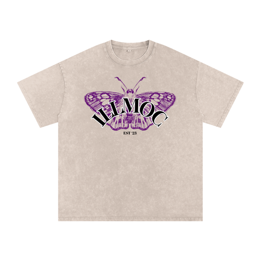 Butterfly Snow Washed Tee