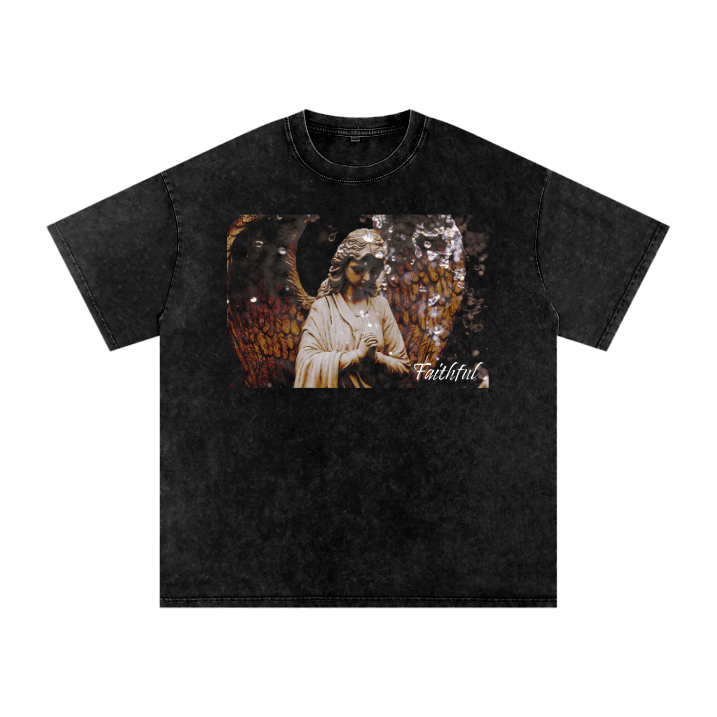 Faithful Snow Washed Tee