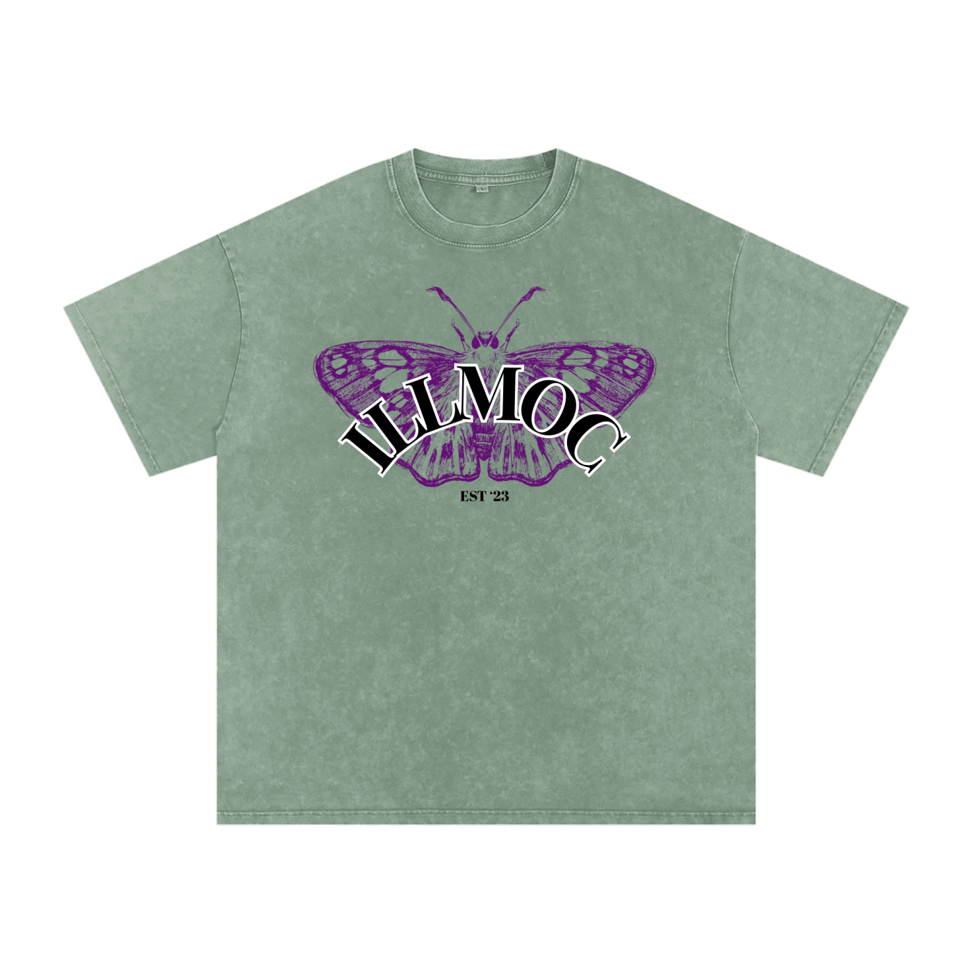 Butterfly Snow Washed Tee